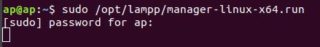 Ubuntu Start XaAMPP Control Panel